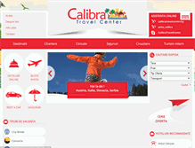Tablet Screenshot of calibratravel.ro